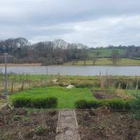 1 TAL Y CAFN TERRACE GARDEN VIEW TO RIVER