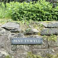 PANT TYWYLL slate sign 2024