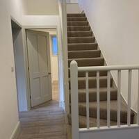 Stable Cottage stairs view up