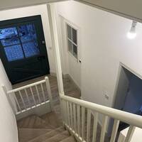 Stable Cottage stairs - view down
