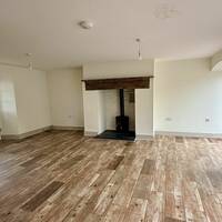 Living Room to fireplace with log burner Aug 26