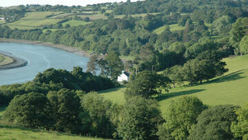 Estate view to the Conwy